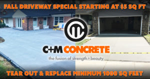 C & M Concrete - Fall-Special-Share-Banner